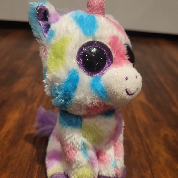 5/$20 🏷 Wishful Small Beanie Boo Rainbow Unicorn - Picture 3 of 3